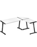 Escritorio Huzaro HZ-Hero 6.0 Blanco Acero Fibra de carbono 178 x 4 x 112 cm