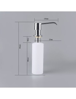 Dispensador de Jabón Pyramis DP-01 028102501 chrom Cromo