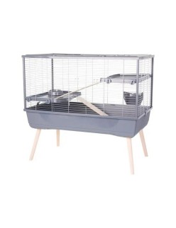 Käfig Zolux 205660GRI Holz Metall Kunststoff