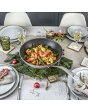 Wok Ballarini 75002-815-0 Anthracite Acier inoxydable Aluminium Ø 30 cm (1 Unité)