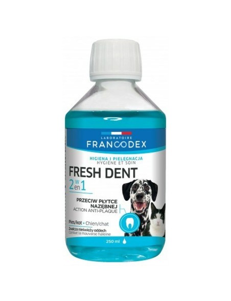 Enjuague Bucal Francodex Fresh dent 250 ml Gato Perro