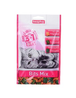 Snack para Gatos Beaphar Bits Mix 150 g Golosinas Hierba gatera Clorofilina