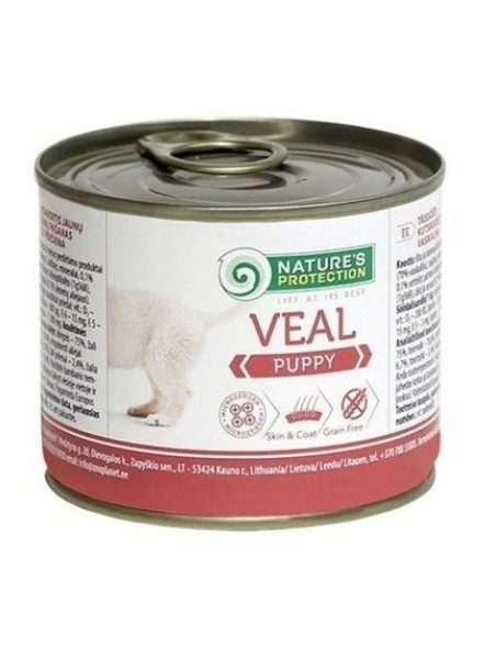 Comida húmeda NATURE'S PROTECTION Puppy Ternera Ternera 200 g
