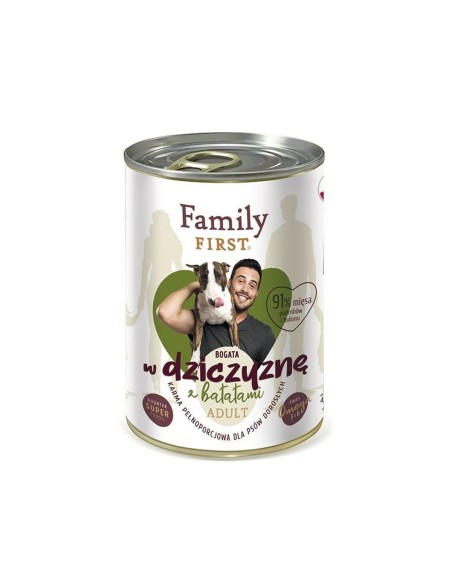 Comida húmeda Family First FF-19040 Carne Jabalí Batata 400 g