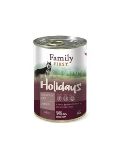 Nassfutter Family First FF-19012 Apfel Wildschwein Gans 400 g