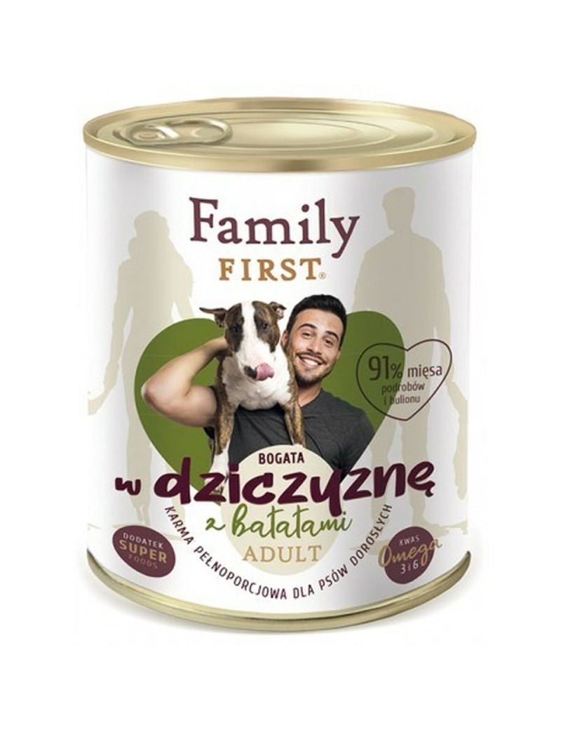 Comida húmeda Family First FF-19041 Carne Jabalí Batata 800 g