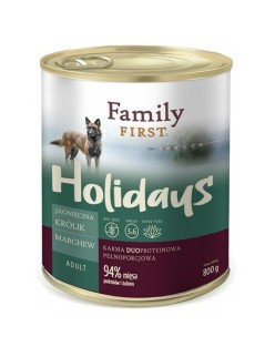 Comida húmeda Family First FF-19011 Cordero Conejo Zanahoria 800 g