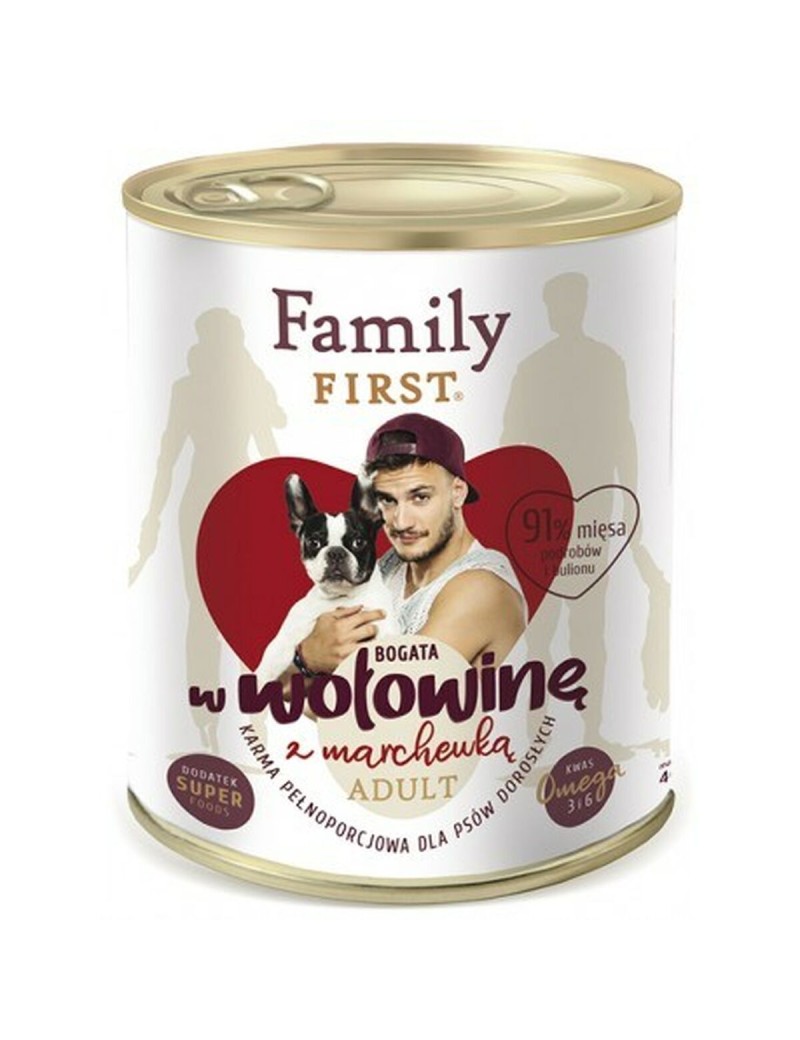 Comida húmeda Family First FF-19031 Ternera Zanahoria 800 g