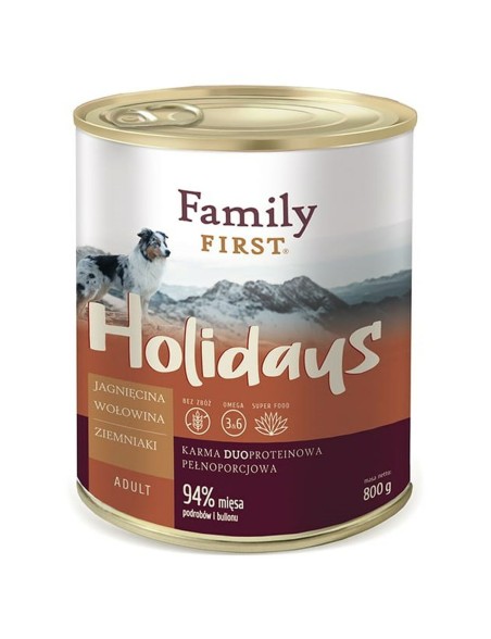 Comida húmeda Family First FF-19017 Ternera Cordero Patatas 800 g