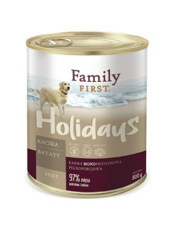 Comida húmeda Family First FF-19001 Pato Batata 800 g