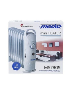 Radiador de Aceite Mesko MS7805 Blanco 1000 W
