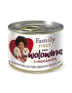 Comida húmeda Family First FF-19062 Ternera Zanahoria 200 g