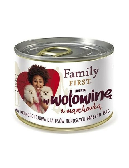 Comida húmeda Family First FF-19062 Ternera Zanahoria 200 g