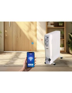 Radiador de Aceite N'oveen OH1199 Blanco 2500 W