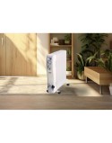 Radiador de Aceite N'oveen OH1199 Blanco 2500 W