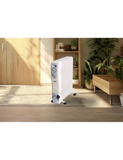 Radiador de Aceite N'oveen OH1199 Blanco 2500 W