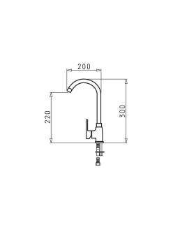 Grifo Monomando Pyramis 090 935 601 Granito