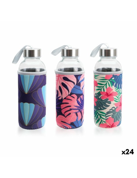Bottiglia d'acqua Bewinner Vetro 400 ml (24 Unità)