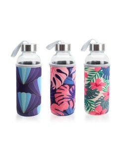Bottiglia d'acqua Bewinner Vetro 400 ml (24 Unità)