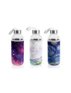 Bottiglia d'acqua Bewinner Vetro 400 ml (24 Unità)