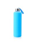 Bottiglia d'acqua Bewinner Vetro Silicone 600 ml (24 Unità)