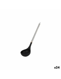 Löffel La Mediterránea Silikon Edelstahl 32 cm (24 Stück)