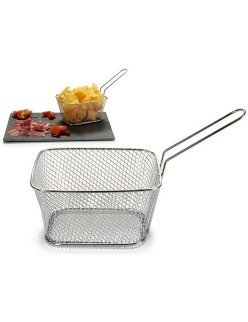 Cesta para Presentar Aperitivos Kinvara 50687 Plateado Hierro 24 x 13 x 11 cm (24 Unidades)