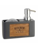 2-in-1 Soap Dispenser for the Kitchen Sink Kinvara B5625B-A Polyresin 15 x 13 x 6 cm (12 Units)