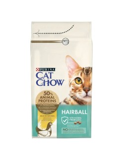 Katzenfutter Purina CAT CHOW HAIRBALL CONTROLL Erwachsener Huhn 1,5 Kg