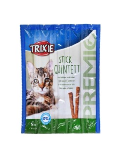 Lanche para Gato Trixie   5 x 5 g Frango Fígado Pássaros