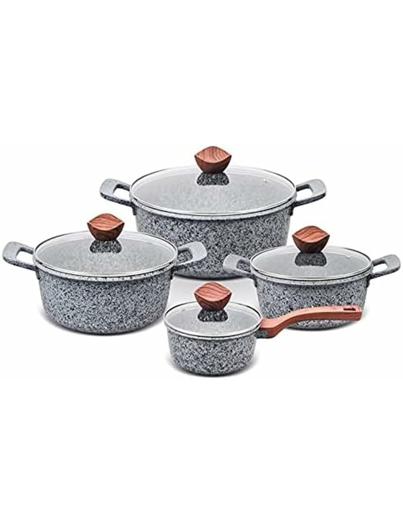 Pfanne Promis grün Stahl Granit Metall Edelstahl Aluminium