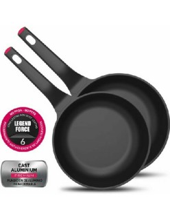Poêle anti-adhésive Taurus 980931000 Noir Ø 24 cm Aluminium (2 pcs)