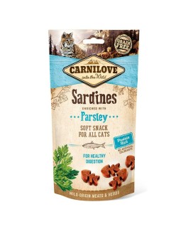 Lanche para Gato Carnilove 8595602527236 50 g Guloseimas Peixe Salsa