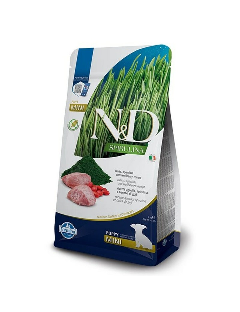 Pienso Farmina N&D Cachorro/Junior Cordero 2 Kg Espirulina