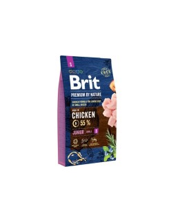 Futter Brit Premium by Nature Junior S Huhn 8 kg