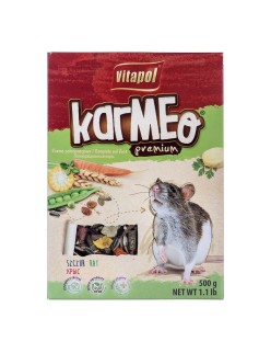Nourriture Vitapol Karmeo Premium Saumon Pois Lapin Rat 500 g