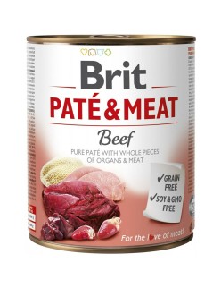 Alimentation humide Brit Paté & Meat Dinde Veau 800 g