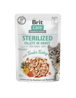 Aliments pour chat Brit Sterilized Dinde 85 g