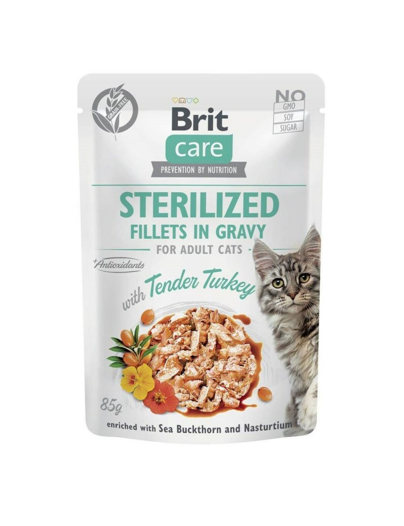 Aliments pour chat Brit Sterilized Dinde 85 g