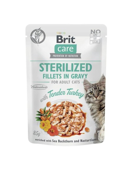 Aliments pour chat Brit Sterilized Dinde 85 g