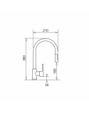 Mischbatterie Pyramis 090941338 Metall