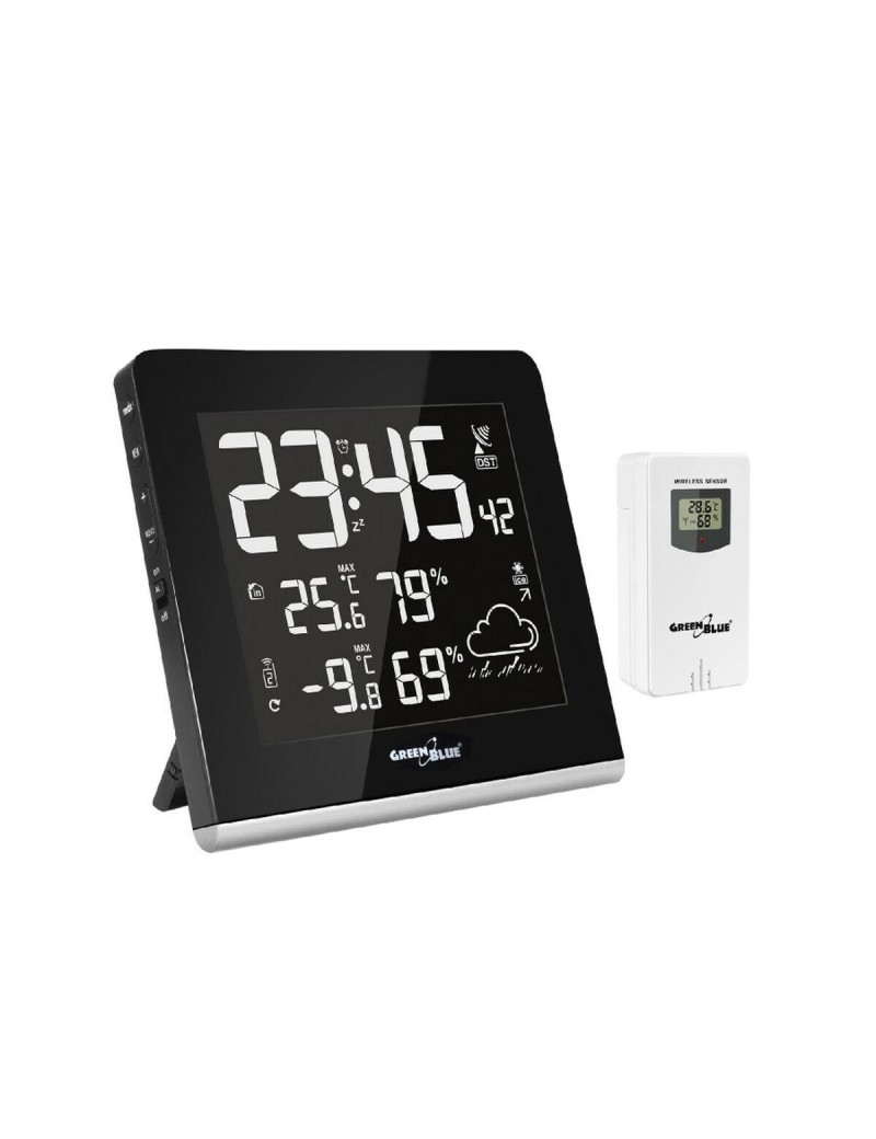 Multi-function Weather Station Greenblue GB151 White Black
