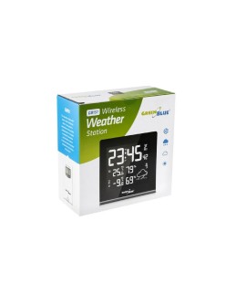 Station Météorologique Multifonction Greenblue GB151 Blanc Noir
