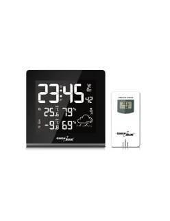 Station Météorologique Multifonction Greenblue GB151 Blanc Noir
