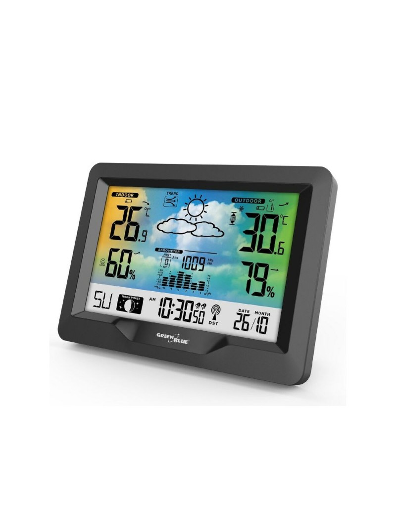 Multi-function Weather Station Greenblue GB540 Black