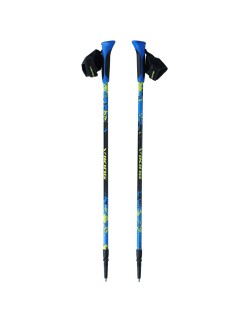 Bastone da Trekking Viking Ruten Pro Nordic Azzurro Nero (2 Unità)