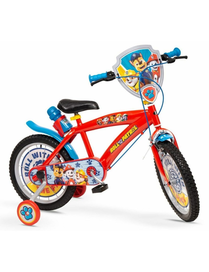 Vélo pour Enfants Toimsa TOI1678 Paw Patrol 16" Rouge Multicouleur