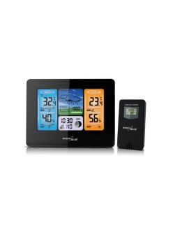 Estação Meteorológica Multifunções Greenblue GB522 Preto