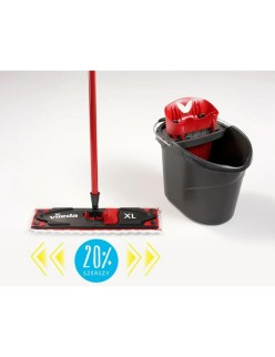Esfregona Vileda Ultramax XL Box Preto Vermelho Microfibra