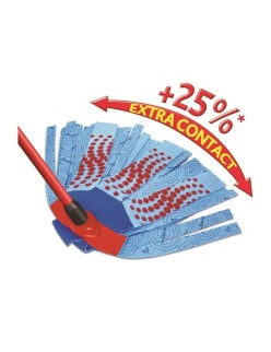 Esfregona Vileda 3Action Velour XL Azul Vermelho